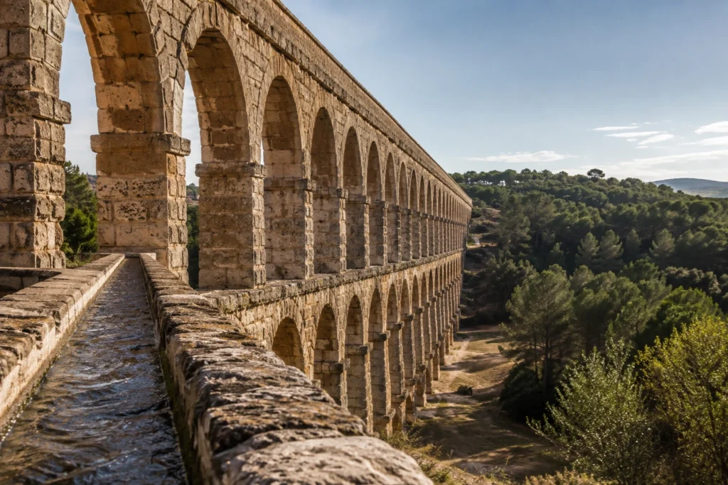 Como aquedutos levavam água por quilômetros sem bombas elétricas?
