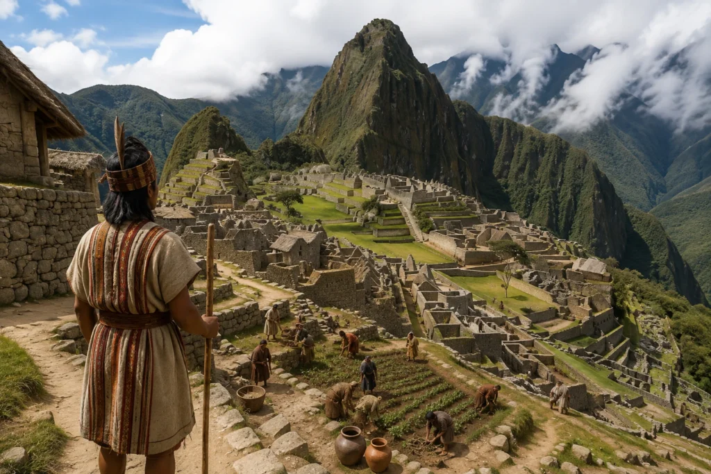 Como viviam os habitantes de Machu Picchu antes da chegada espanhola