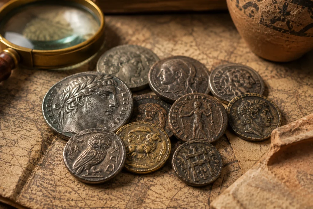 O que as moedas antigas revelam sobre os povos que as produziram?