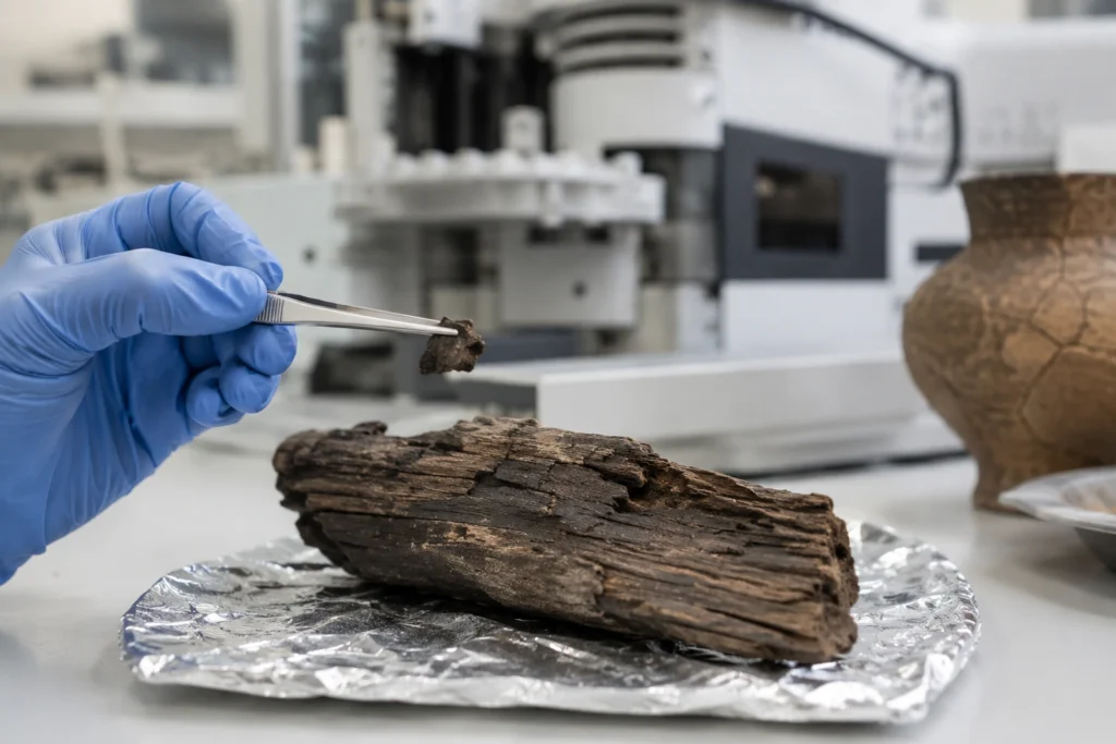 O que é datação por carbono 14 aplicada à arqueologia