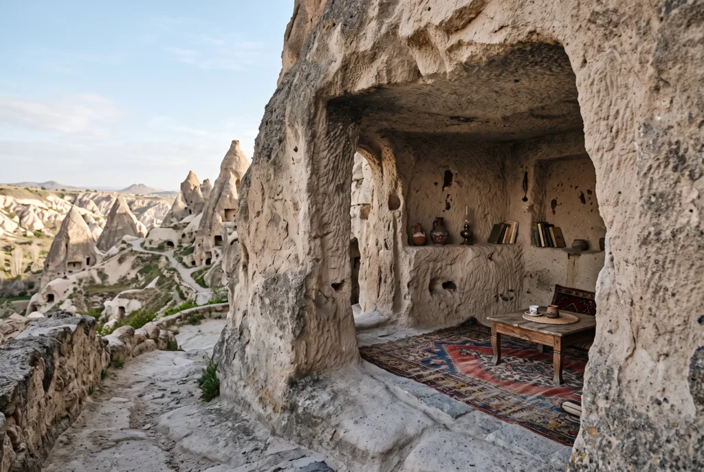 O que torna as cavernas de Cappadocia tão incomuns