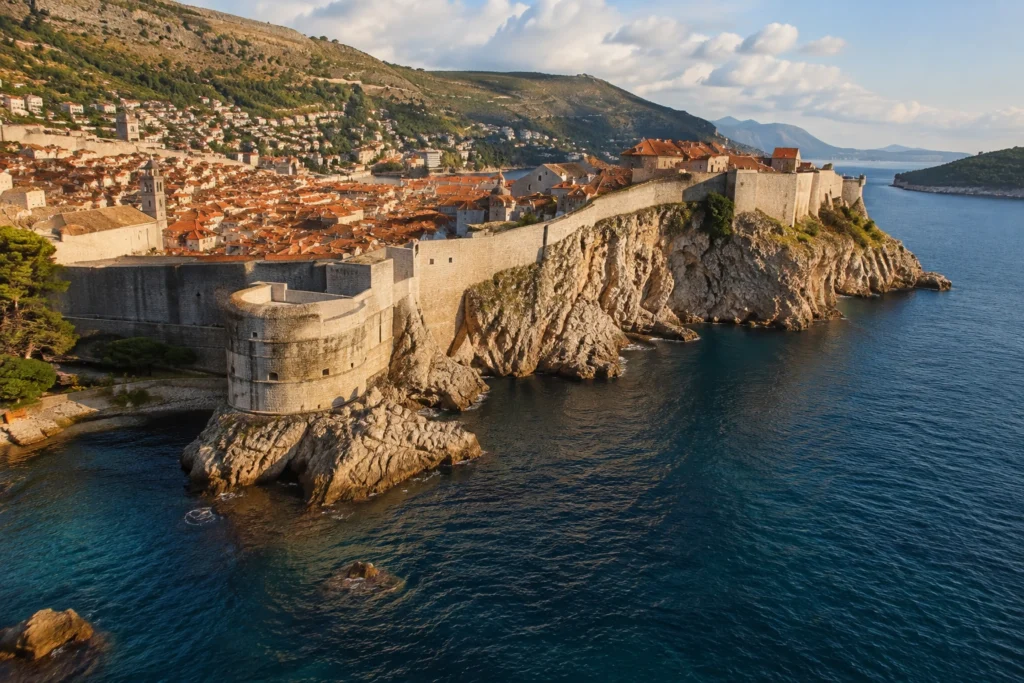 Por que a cidade de Dubrovnik é cercada por muralhas tão impressionantes?