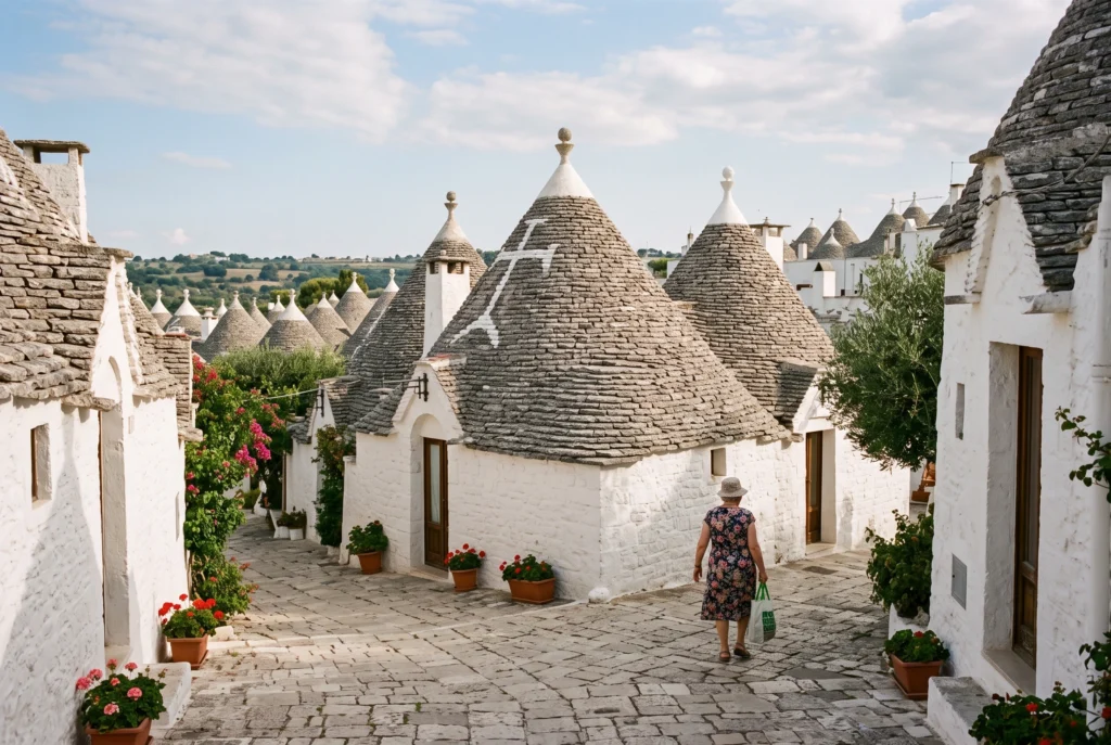 Por que as casas de Alberobello têm telhados de pedra em formato de cone?